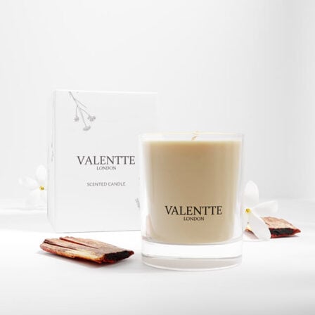 Jasmine & Rosewood candle scent image with box