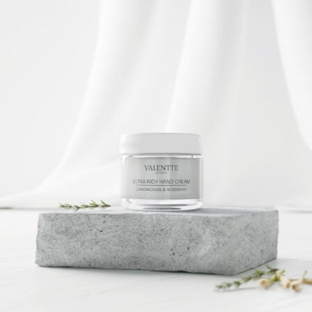 lemongrass & rosemary hand cream.