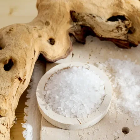 Our sea salt room mist scent image, with sea salt & wood